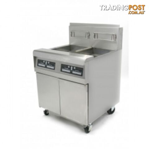 Fryers - Frymaster PMJ235GSD - 2 x 15-20lt Full Pots Gas Fryer - Catering...