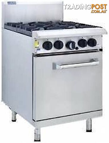 Oven ranges - Luus RS-4B - 4 burner gas oven range - Catering Equipment - Restaurant Equipment