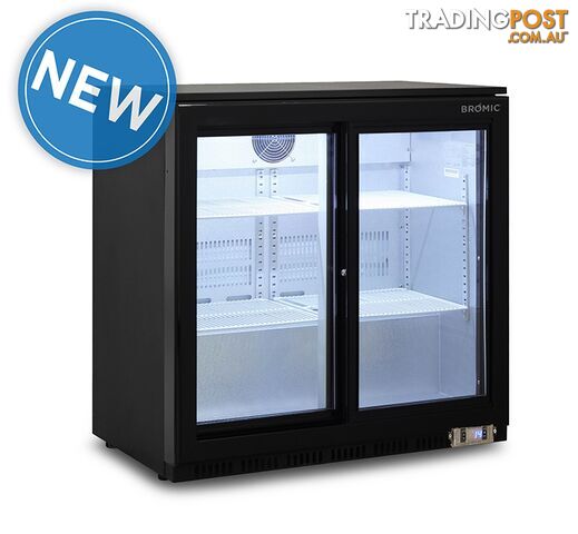 Refrigeration - Back bar chillers - Bromic BB0200GDS - Double sliding doors - Catering Equipment