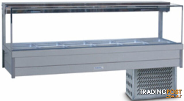 Refrigeration - Roband SRX26RD - 6 module square glass cold foodbar - Catering...