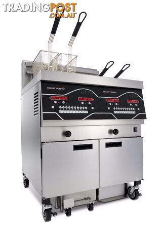 Fryers - Henny Penny EEG-242 - Double pan fully programmable gas fryer - Catering Equipment