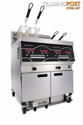 Fryers - Henny Penny EEG-242 - Double pan fully programmable gas fryer - Catering Equipment