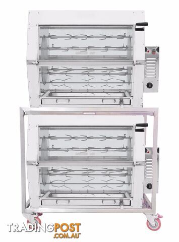 Rotisseries - Semak M48 - 48 bird manual electric rotisserie - Catering Equipment - Restaurant