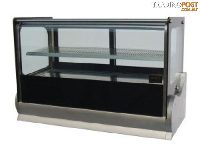 Refrigeration - Cake displays - Anvil DGV0540 - 1200mm countertop square glass -...
