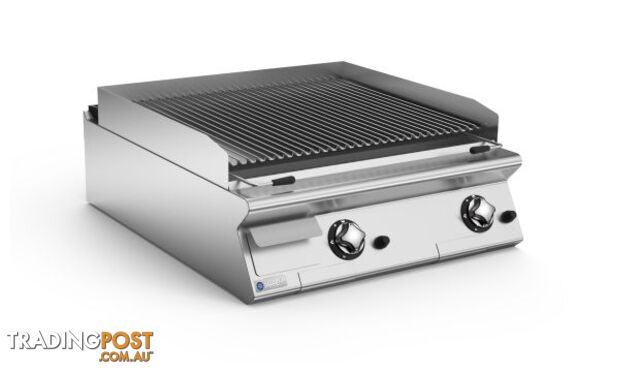 Chargrills - Mareno ANGPL98G - 800mm heavy-duty lava grill - Catering Equipment - Restaurant