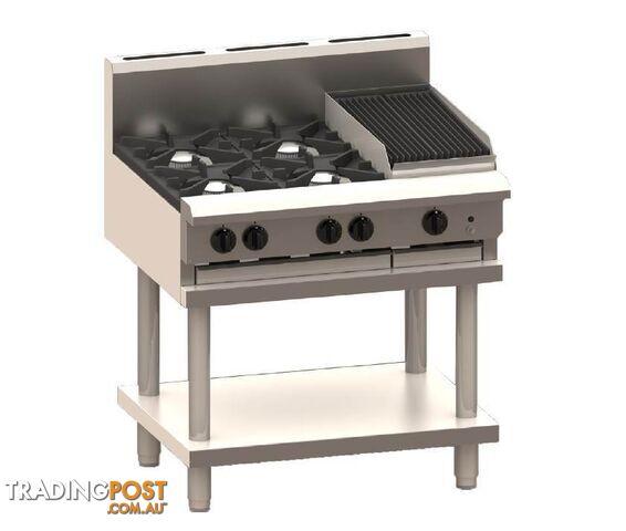 Cooktops - Luus CS-6B - 6 burner cooktop - Catering Equipment - Restaurant Equipment