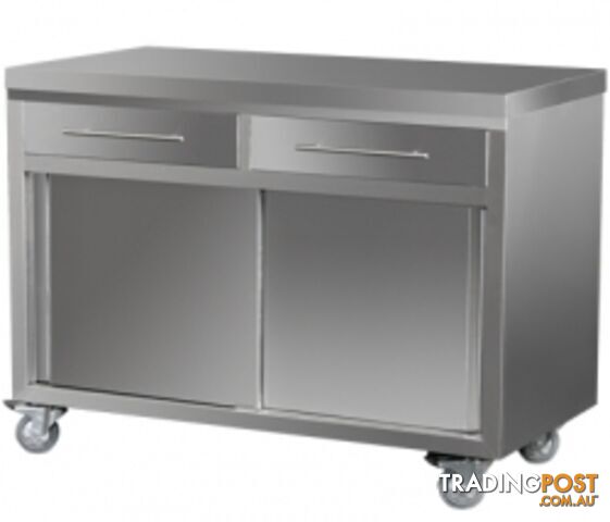 Stainless steel - Brayco CAB900 - Stainless Steel Indoor Cabinet (900mmLx610mmW) - Catering