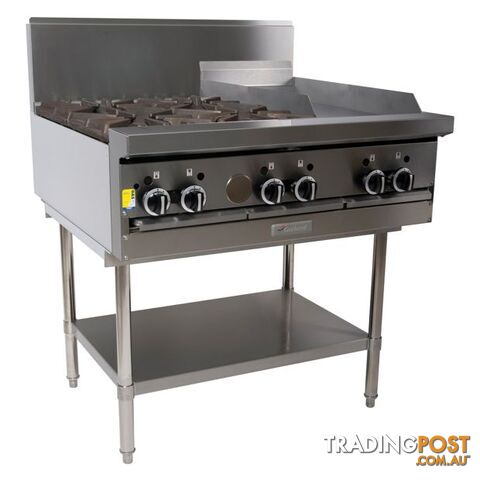 Oven ranges - Garland GF36-4G12T - 4 burners, 300mm griddle modular top - Catering Equipment