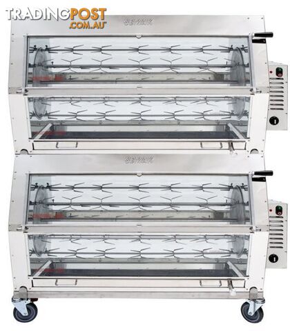 Rotisseries - Semak D72 - 72 bird digital electric rotisserie - Catering Equipment - Restaurant