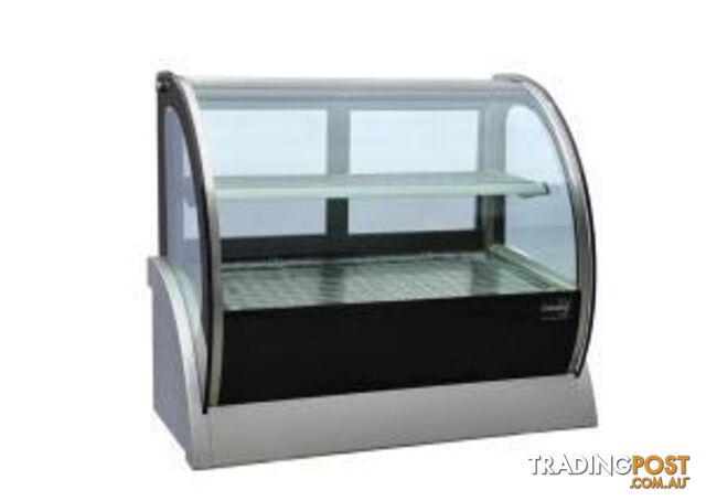 Heated displays - Anvil DGHC0530 - 900mm curved countertop showcase - Catering...