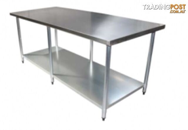 Stainless steel - Brayco 3648 - Wider Island Bench(914mmWx1219mmL) - Catering Equipment