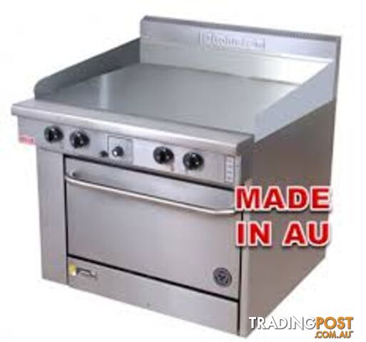 Oven ranges - Goldstein PFC-36G-28 - 900mm griddle convection oven range -...