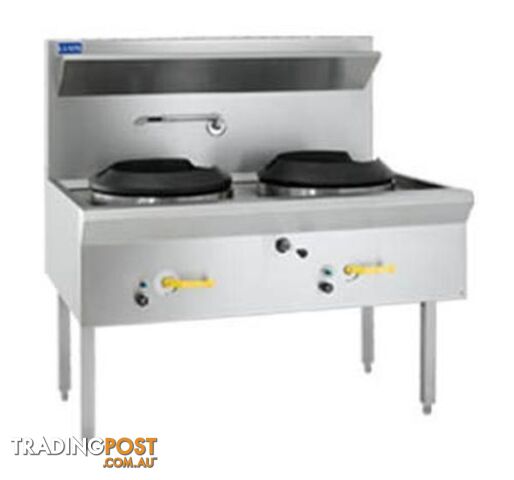Woks - Luus WF-2C - traditional wok 2 chimney burners - Catering Equipment - Restaurant Equipment