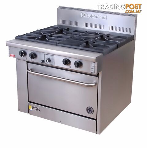 Oven ranges - Goldstein CS-4-28 - 4 gas burner cuisine oven range - Catering...