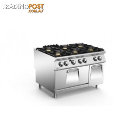 Oven ranges - Mareno ANC7FG12G44 - 6 burner gas oven range - Catering Equipment - Restaurant