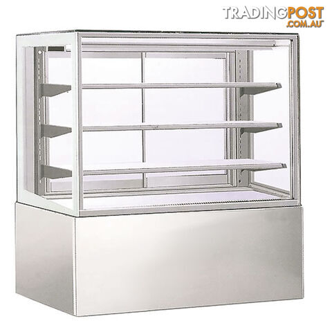 Refrigeration - Cake displays - FSM DCC1800-3 - Square glass display cabinet -...