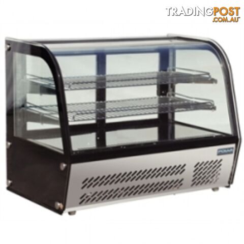 Refrigeration - Cake displays - Polar GC874 - Curved Glass Display Cabinet 160Ltr - Catering