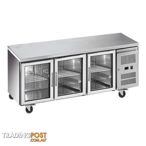 Refrigeration - Undercounters - Exquisite SSC400G - Glass 3-door - Catering...