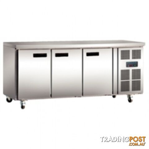 Refrigeration - Undercounters - Polar G597 - 3 Door 417L - Catering Equipment - Restaurant Equipment