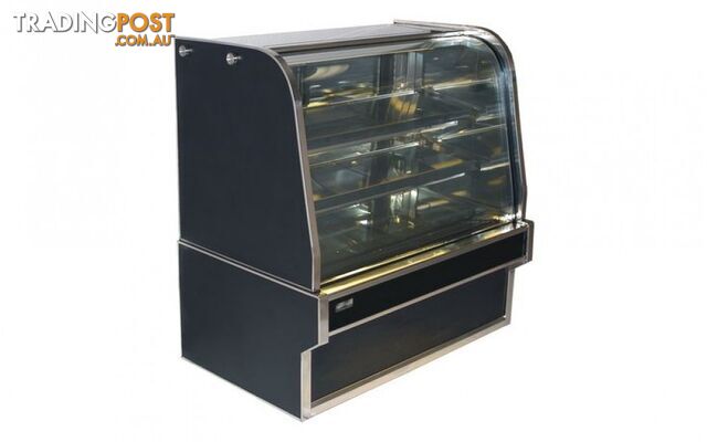 Ambient displays - Koldtech KT.NRCD.12 - 1200mm, curved glass, 3 tier - Catering Equipment