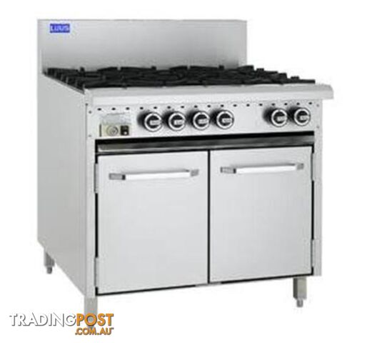 Oven ranges - Luus CRO-2B6P - 2 burner, 600mm hotplate gas oven range - Catering Equipment