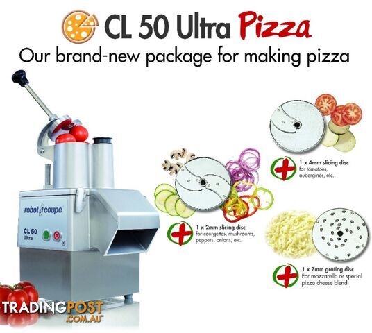Food processors - Robot Coupe CL50 Ultra Pizza - 250kg/h vegetable preparation...