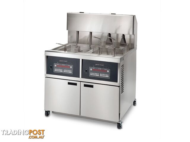 Fryers - Henny Penny OEA342-8000 - Double pan electric auto-lift fryer - Catering Equipment