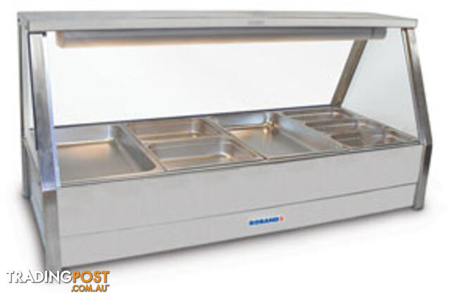 Bain maries - Roband E24/RD - 4 module straight glass hot food bar - Catering Equipment - Restaurant