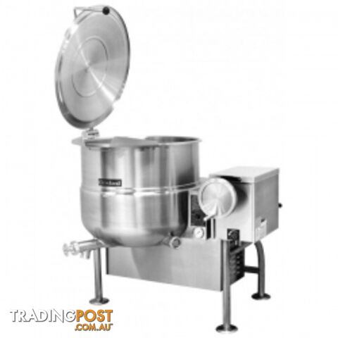 Boiling kettles - Cleveland KGL80T - 300L worm drive gas tilting kettle - Catering Equipment
