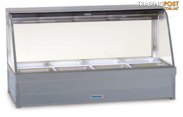 Bain maries - Roband C24/RD - 4 module curved glass hot food bar - Catering Equipment - Restaurant