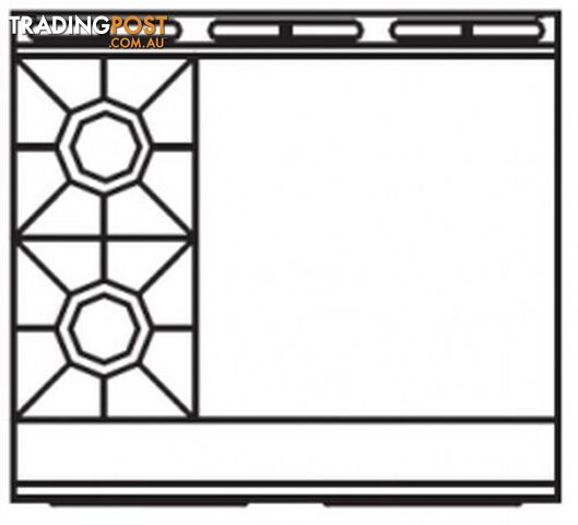 Oven ranges - Luus RS-2B6P - 2 burner, 600mm hotplate gas oven range - Catering Equipment - photo 2 of 18