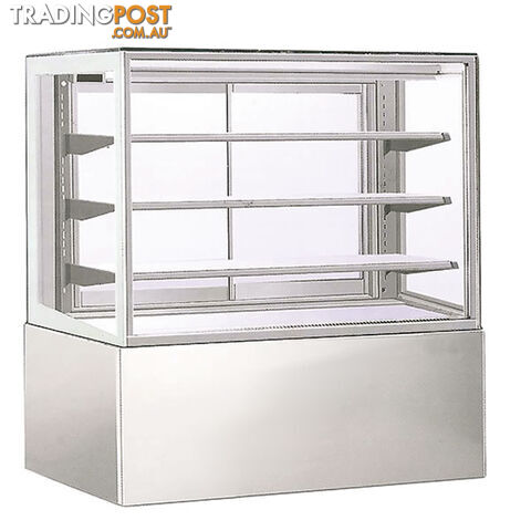 Refrigeration - Cake displays - FSM DCC1200-3 - Square glass display cabinet -...