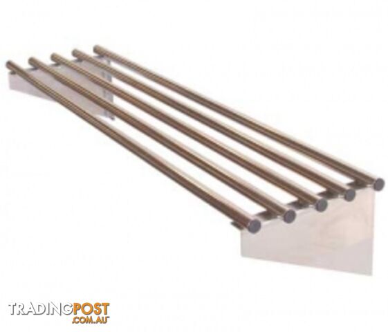 Stainless steel - Brayco PIPE900 - Stainless Steel Pipe Shelf (900mmLx300mmW) - Catering Equipment