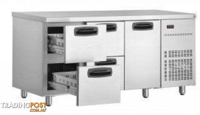 Refrigeration - Undercounters - Inomak UBD4000 - 1 door, 4 drawers - Catering...