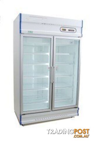 Refrigeration - Display chillers - Anvil GDJ1260 - 1000L double glass door - Catering Equipment