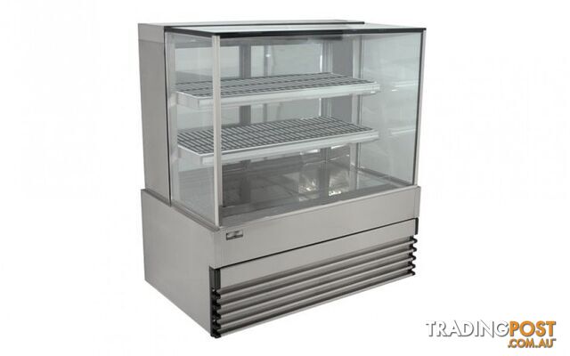 Ambient displays - Koldtech KT.NRSQCD.12 - 1200mm, 3 tier, square glass - Catering Equipment