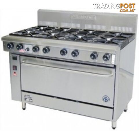 Oven ranges - Goldstein PF-24G-4-40FF - 4 gas burner, 600mm griddle wide fan-forced oven range