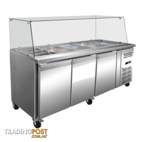 Refrigeration - Exquisite SBC650H - 1.8m preparation counter/sandwich bar - Catering Equipment
