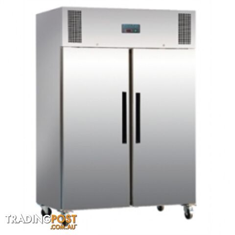 Refrigeration - Solid door chillers - Polar DL895 - 2 Door 1200L Stainless Steel - Catering