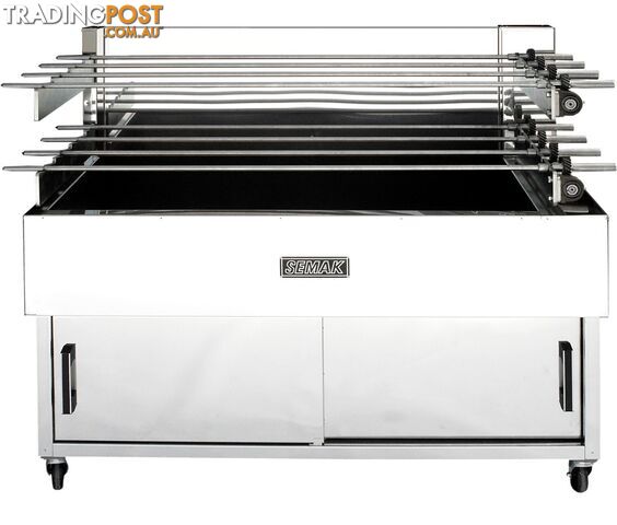 Rotisseries - Semak M28C2 - 2 tier charcoal rotisserie - Catering Equipment - Restaurant Equipment