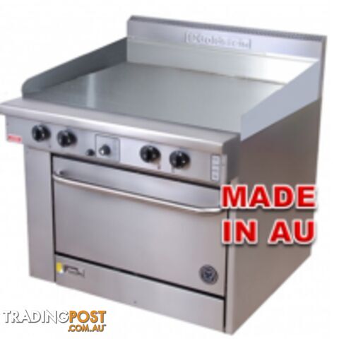 Oven ranges - Goldstein PF-48G-28 - 1200mm griddle static oven range - Catering...