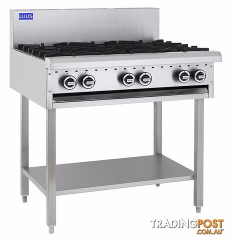 Cooktops - Luus BCH-6B - 6 burner cooktop - Catering Equipment - Restaurant Equipment