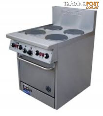 Oven ranges- Goldstein PEC-4S-20 - 4 burner electric convection oven range - Catering Equipment