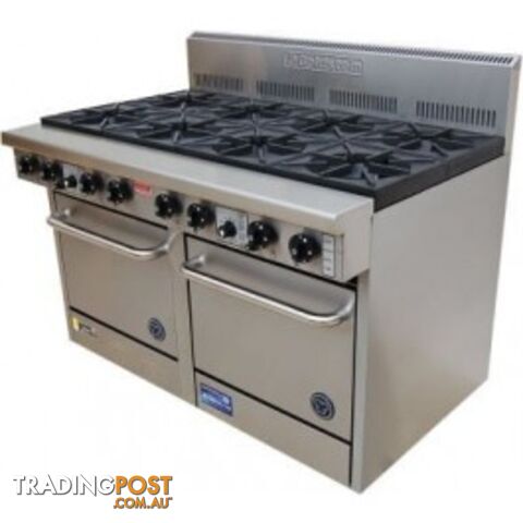 Oven ranges - Goldstein PF-6-24GSA-28/28FF - 6 burner, 600mm griddle/toaster, f/f double oven range