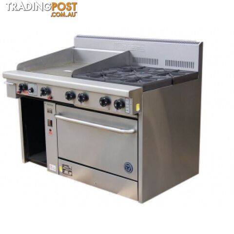 Oven ranges - Goldstein PFC-24G-4-28 - 4 gas burner, 600mm griddle convection...