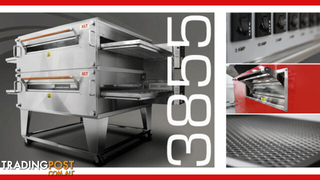 Pizza ovens - XLT 3855-3 - 38" x 55" belt triple deck conveyor - Catering equipment - Restaurant