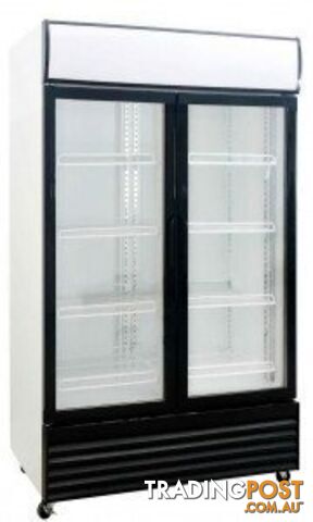 Refrigeration - Display chillers - Saltas DFS1000 - 1000L double glass door - Catering Equipment