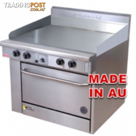 Oven ranges - Goldstein PF-48G-40FF - 1200mm griddle wide fan-forced oven range...