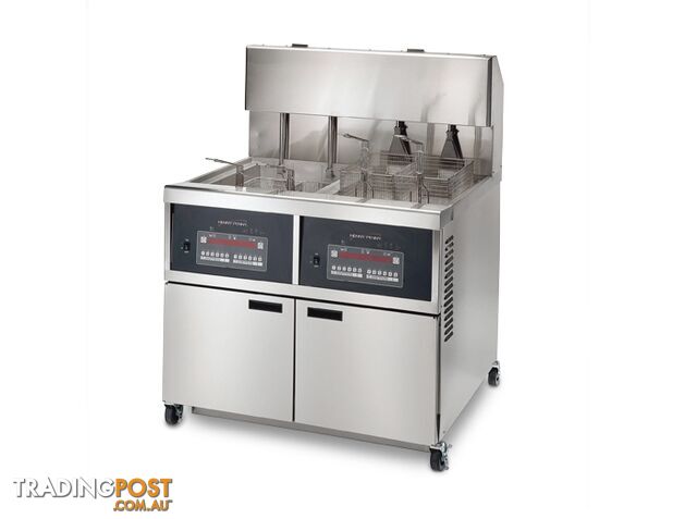 Fryers - Henny Penny OGA342-8000 - Double pan gas auto-lift fryer - Catering Equipment - Restaurant