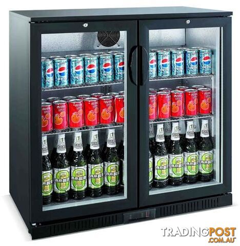 Refrigeration - Back bar chillers - Bromic BB0208GD - Double glass door - Catering Equipment